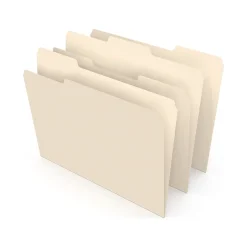 Staples File Folder, 1/3-Cut Tab, Legal Size, Manila, 500/Carton (ST56680CT) Hot