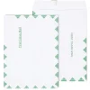Staples First Class EasyClose Catalog Envelopes, 9"L x 12"H, White and Green, 100/Box (SPL486929)* Catalog