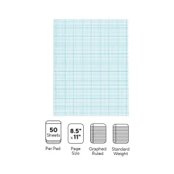 Staples Graph Pad, 8.5