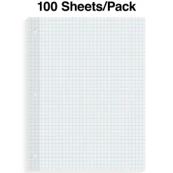 Staples Graph Ruled Filler Paper, 8.5