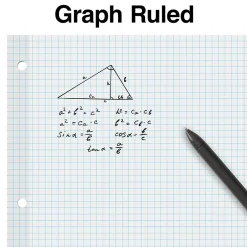 Staples Graph Ruled Filler Paper, 8.5