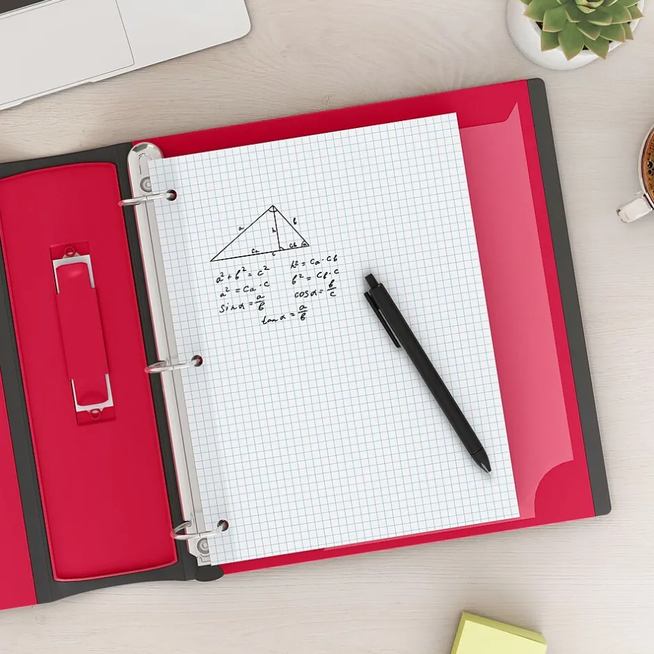 Staples Graph Ruled Filler Paper, 8.5" x 11", White, 100 Sheets/Pack (TR25549) Hot