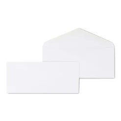 Staples Gummed #9 Business Envelopes, 3 7/8" x 8 7/8", White, 500/Box (247650/19255)* Business