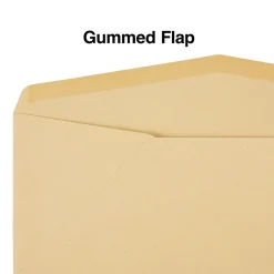 Staples Gummed #12 Business Envelopes, 4 3/4" x 11", Kraft, 500/Box (SPL485461)* Business