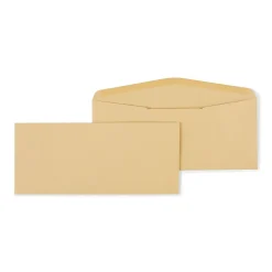 Staples Gummed #11 Business Envelopes, 4 1/2" x 10 3/8", Brown, 500/Box (SPL535153)* Business