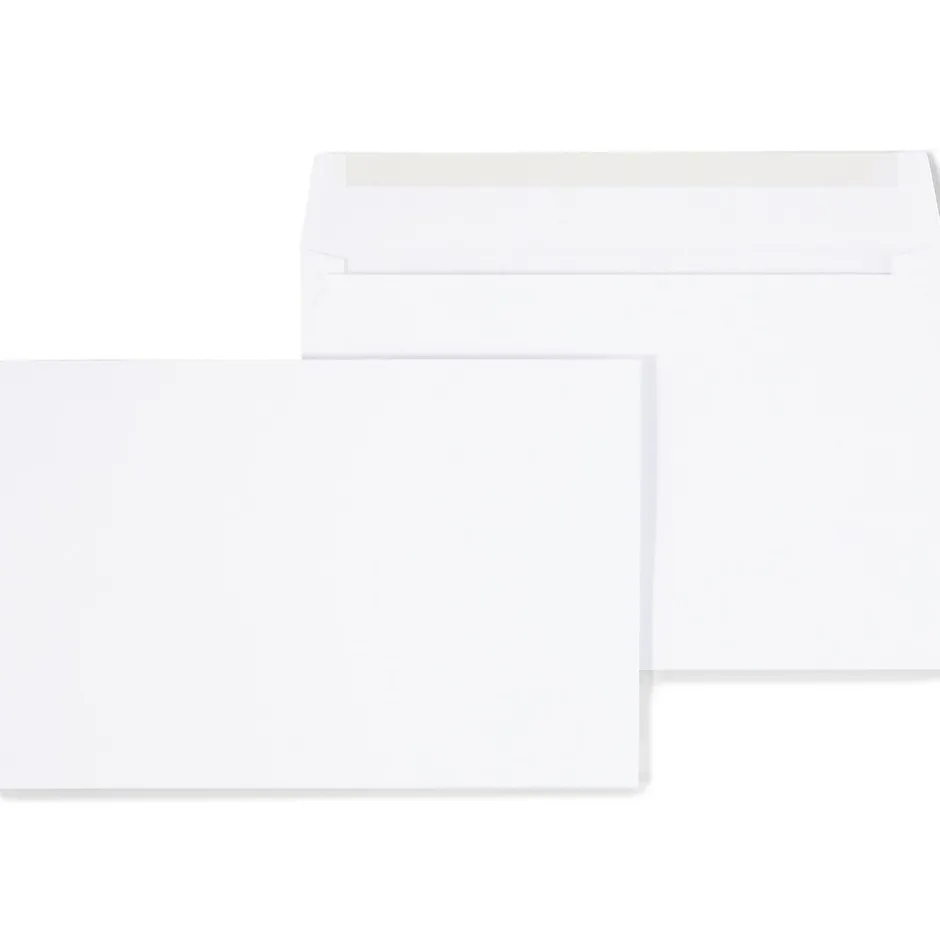 Staples Gummed Booklet Envelopes, 6" x 9", White, 250/Box (472852/19306)* Business