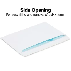 Staples Gummed Booklet Envelopes, 6" x 9", White, 250/Box (472852/19306)* Business