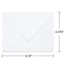 Staples Gummed Invitation Envelopes, 5 3/4