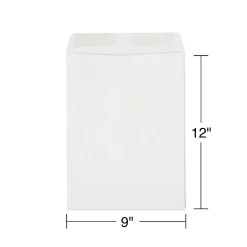Staples Gummed Kraft Catalog Envelopes, 9