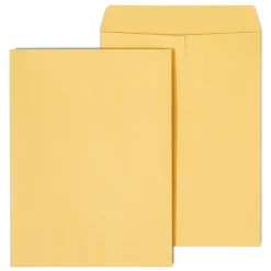 Staples Gummed Kraft Catalog Envelopes, 9"L x 12"H, Brown, 250/Box (486940/17032)* Catalog