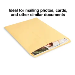 Staples Gummed Kraft Catalog Envelopes, 10"L x 13"H, Brown, 100/Box (SPL534750)* Catalog