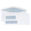 Staples Gummed Security Tinted #10 Business Envelopes, 4 1/8" x 9 1/2", White, 2500/Box (20137CT)* Security Tinted