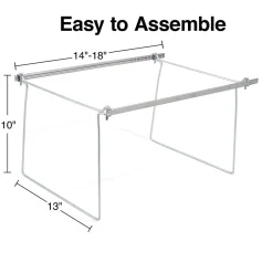 Staples Hanging File Folders, Stright Cut, Letter Size, Assorted Colors (ST419614) Outlet