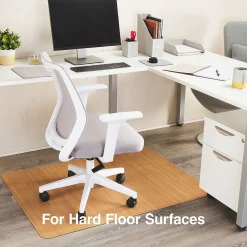 Online ® Hard Floor Chair Mat, 36" x 48'', Chestnut (23343) Chair Mats