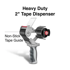 Staples Heavy Duty 2" Handheld Packing Tape Dispenser, Dark Gray (ST56469-CC)* Tape Dispensers