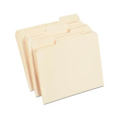 Staples Heavy Duty File Folder, 1/3 Cut Tab, Letter Size, , 250/Box (TR56677) Manila Hot