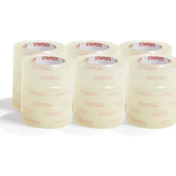 Staples Heavy Duty Packing Tape, 1.88" x 54.6 Yds, Clear, 18/Rolls* Packing Tape