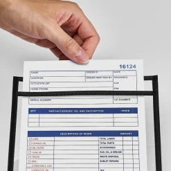 Staples Heavy Weight Stitched Job Ticket Holder, 6