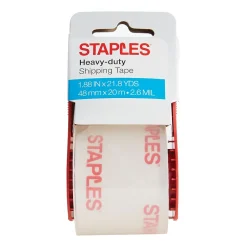Staples Heavy-Duty Packing Tape, 1.88"W x 21.8 Yards, Clear (52195)* Packing Tape