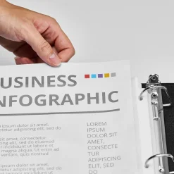 Staples Heavyweight Non-Glare Sheet Protector, 8.5