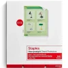 Staples Heavyweight Sheet Protector, 8.5" x 11", Clear, 100/Box (31866) New