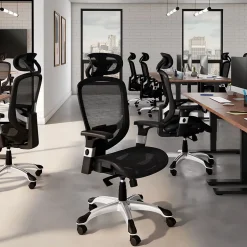 Hyken Ergonomic Mesh Swivel Task Chair, (UN59464) Ergonomic Chairs