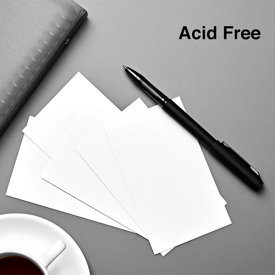 Best ® Index Cards, 3" x 5", White, 100 Cards/Pack (ST51008-CC) Index Cards