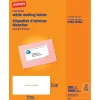 Staples ® Inkjet/Laser Shipping Labels, 2" x 4", White, 10 Labels/Sheet, 100/Sheets/Pack (18060CT)* Shipping Labels