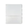 Staples Insertable Paper Dividers, 5-Tab, Clear (13497/11271) Discount
