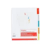 Staples Insertable Paper Dividers, 5-Tab, Assorted Colors (13496/11270) Best