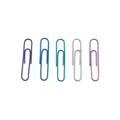 Staples ® Jumbo Paper Clips, Assorted Colors, 200/Pack (28701) Clearance