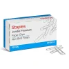 Staples Jumbo Paper Clips, Silver, 100/Box (A7026601A) Clearance