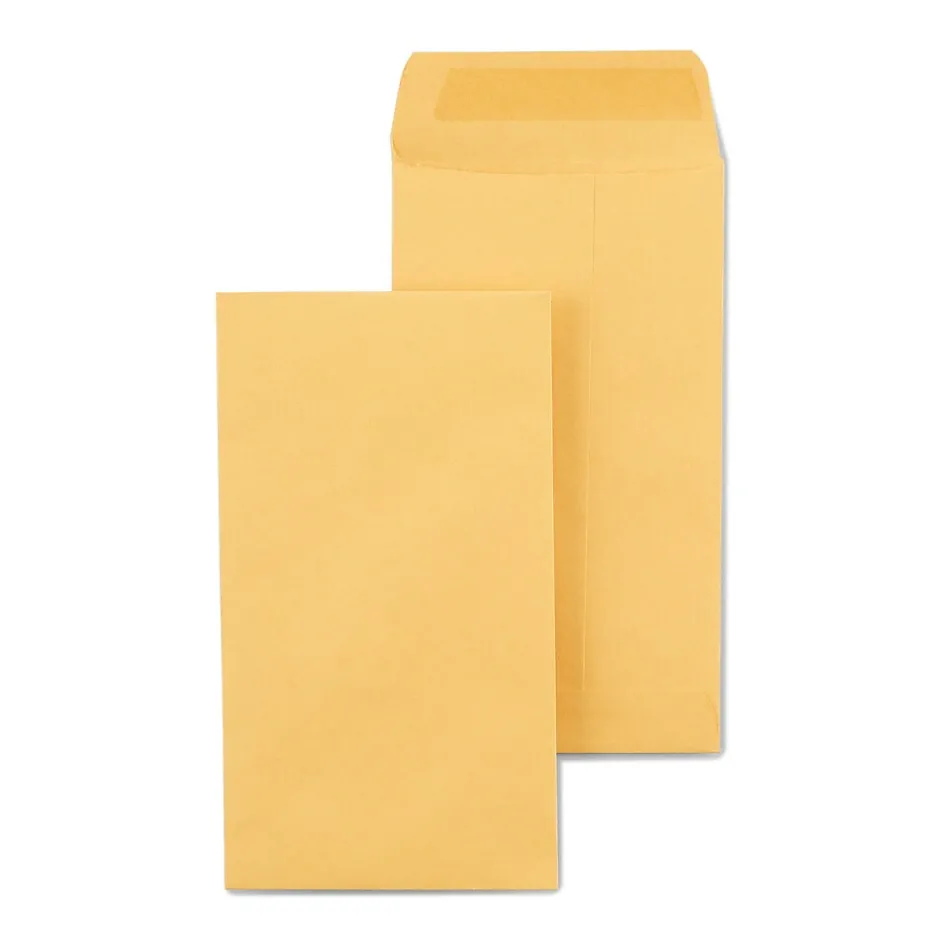 Staples Kraft #6 Coin Envelope, 3 3/8" x 6", Brown, 250/Box (19723/19303)* Business