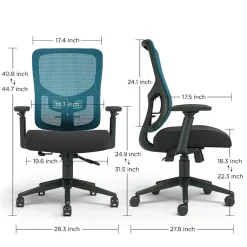 Discount Kroy Ergonomic Fabric Swivel Task Chair, (UN59458) Ergonomic Chairs