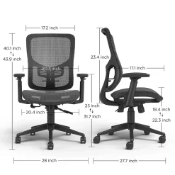 Discount Kroy Ergonomic Mesh Swivel Task Chair, (UN59456) Ergonomic Chairs