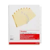 Staples Large Tab Insertable Paper Divider, 8 Tabs, Buff with Clear Tabs, 1 Set (18934/11112) Hot