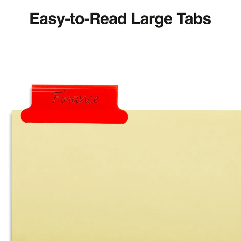 Staples Large Tab Insertable Dividers, 5-Tab, Assorted Colors, 4/Pack (13515/14481) Outlet