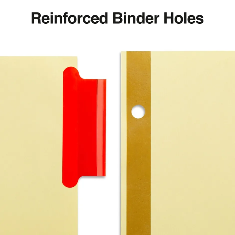 Staples Large Tab Insertable Dividers, 5-Tab, Assorted Colors, 4/Pack (13515/14481) Outlet