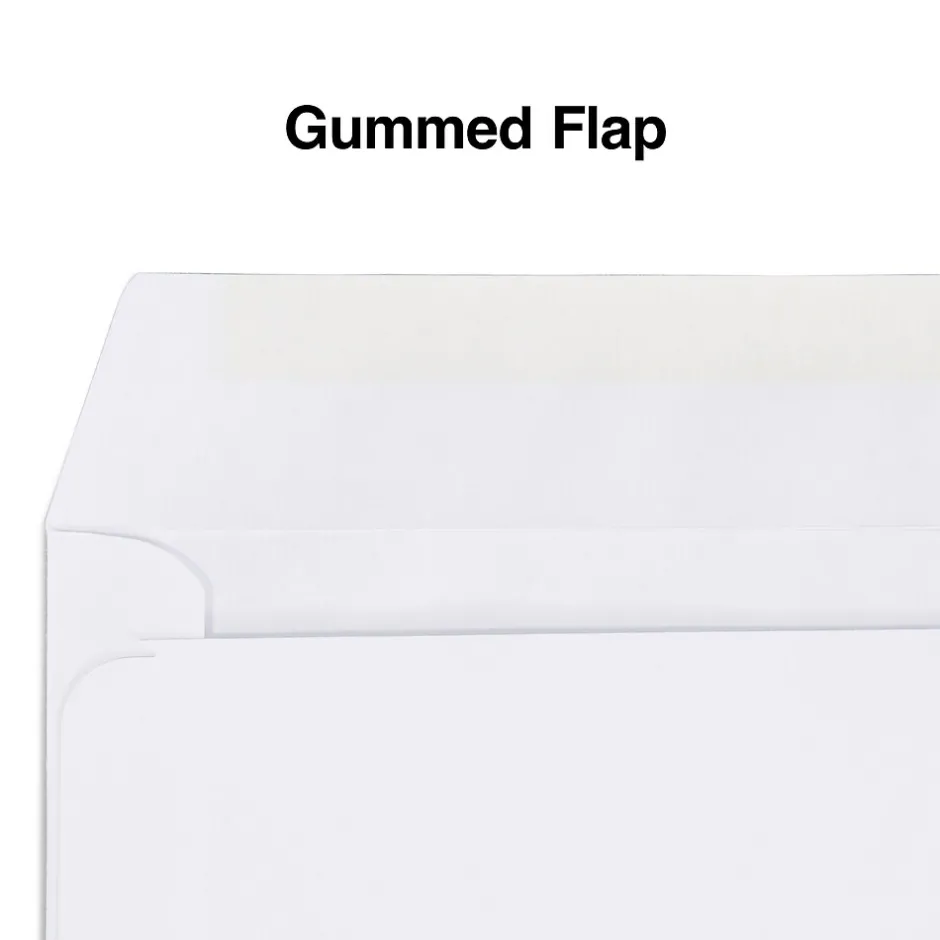 Staples Laser Forms Double Window Envelopes, Wove White, 500/Box (ST473949-CC)* Business