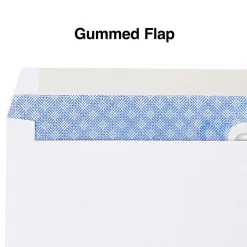 Staples Laser Security Tinted #9 Double Window Envelopes, 3 5/8" x 8 7/8", Wove White, 500/Box (ST394062-CC)* Security Tinted