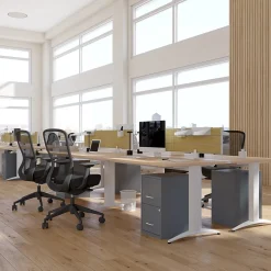 Discount Light Duty 2-Drawer Mobile Vertical File Cabinet, Letter Size, Lockable, 24.1