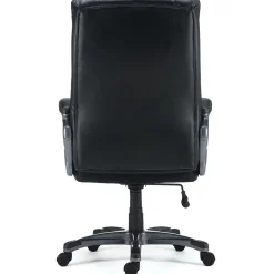 Discount Lockland Ergonomic Leather Managers Big & Tall Chair, 400 lb. Capacity, Black (58067) Office Chairs