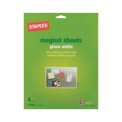 New Magnetic Glossy Photo Paper, 8.5" x 11", 4/Pack (34747-CC) Photo Paper