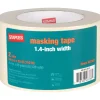 Staples Masking Tape, 1.4"W x 60 yrds, Natural, 2 Roll/Pk (467381)* Masking Tape