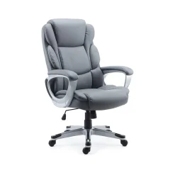 New Mcallum Ergonomic Bonded Leather Swivel Manager Chair, (51474) Ergonomic Chairs