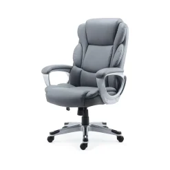 New Mcallum Ergonomic Bonded Leather Swivel Manager Chair, (51474) Ergonomic Chairs