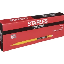 Staples Mechanical Pencil, 0.5mm, #2 Soft Lead, Dozen (10942-CC) Sale