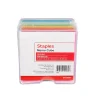 Staples Memo Cube Memo Pad, 3.4" x 3.4", Unruled, Assorted Colors, 500 Sheets/Pad (23887) Sale