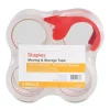 Staples ® Moving & Storage Packing Tape with Dispenser, 1.88" x 54.6 Yds, Clear, 4/Rolls (31687)* Packing Tape