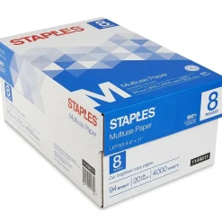Multiuse Copy Paper, 8.5" x 11", 20 lbs., 94 Brightness, 500 Sheets/Ream, 8 Reams/Carton (26860-CC) Large Quantity Paper